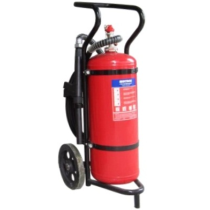 Bình chữa cháy xe đẩy bột ABC Multron 25kg